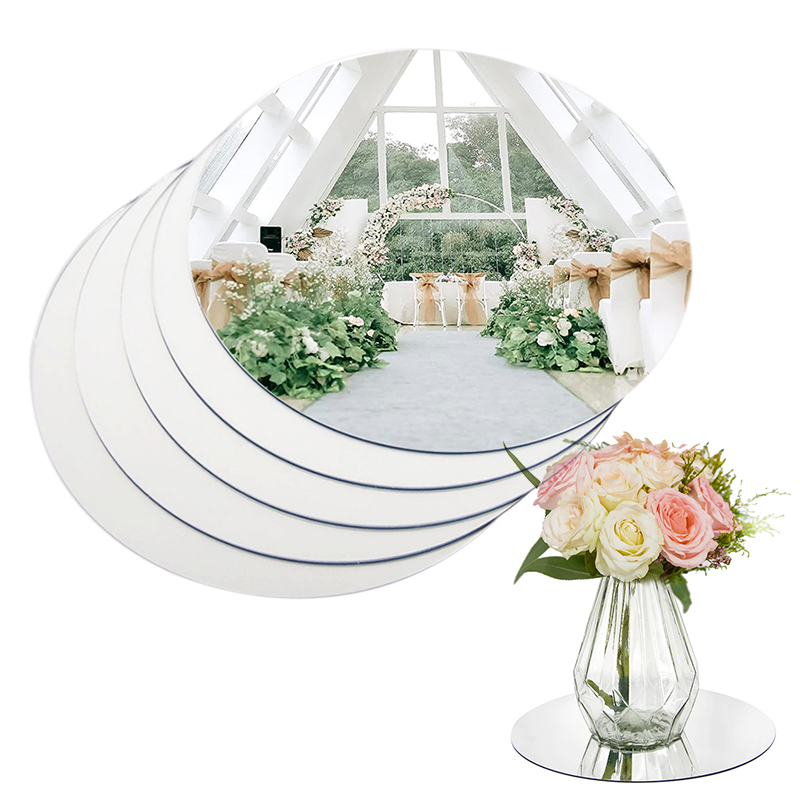 20cm Round Mirror Glass Tray   - Photography Term 评论和价格