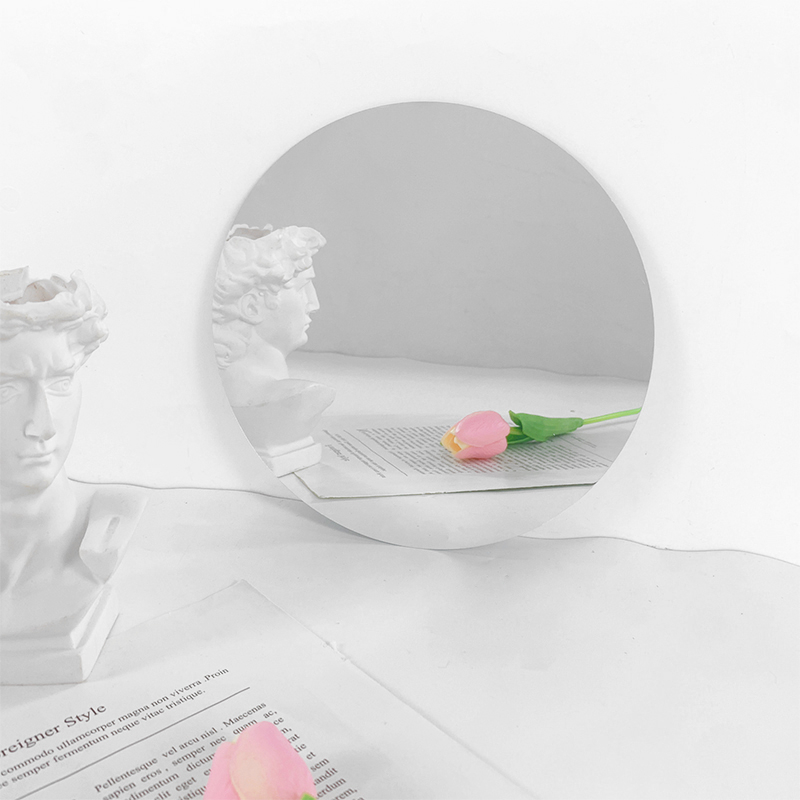 20cm Round Mirror Glass Tray   - Photography Term 评论和价格