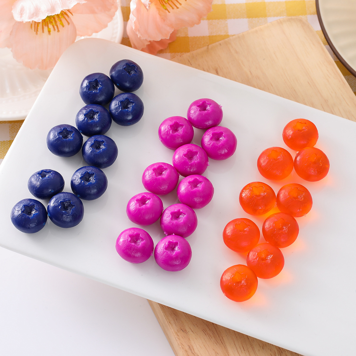 Silicone Simulated Blueberries - Photography Of Food 评论和价格
