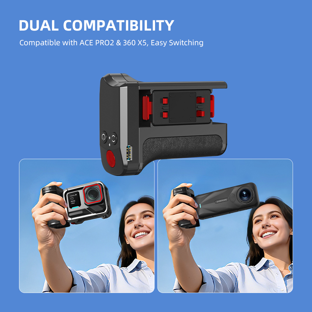 Flymile Camera Grip Wiht Bluet - Photography Grip Insta360 X5 评论和价格