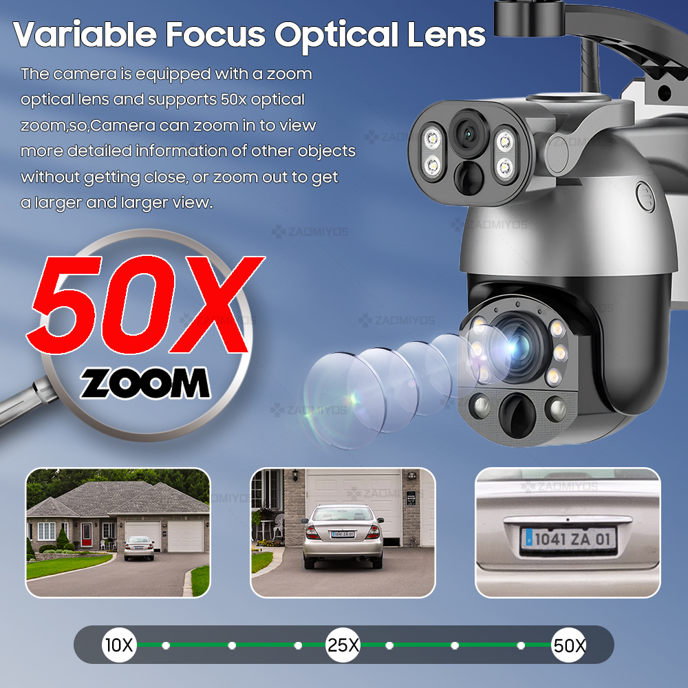 4K 50X ZOOM 10MP Solar Camera  - Photography Term 评论和价格