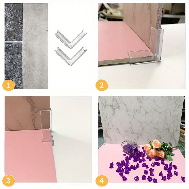 6pcs 4*4cm Plastic Background  - Photography Term 评论和价格