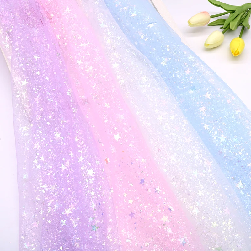 50x150cm Iridescent Star Tulle - Photography Term 评论和价格