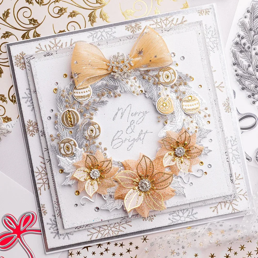 Gilded Floral Merry Christmas  - Photography Gear 评论和价格