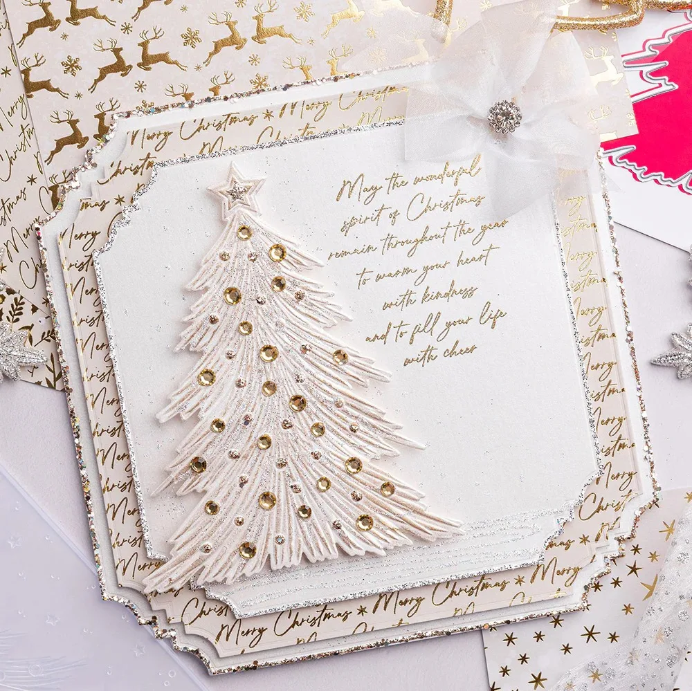 Gilded Floral Merry Christmas  - Photography Gear 评论和价格