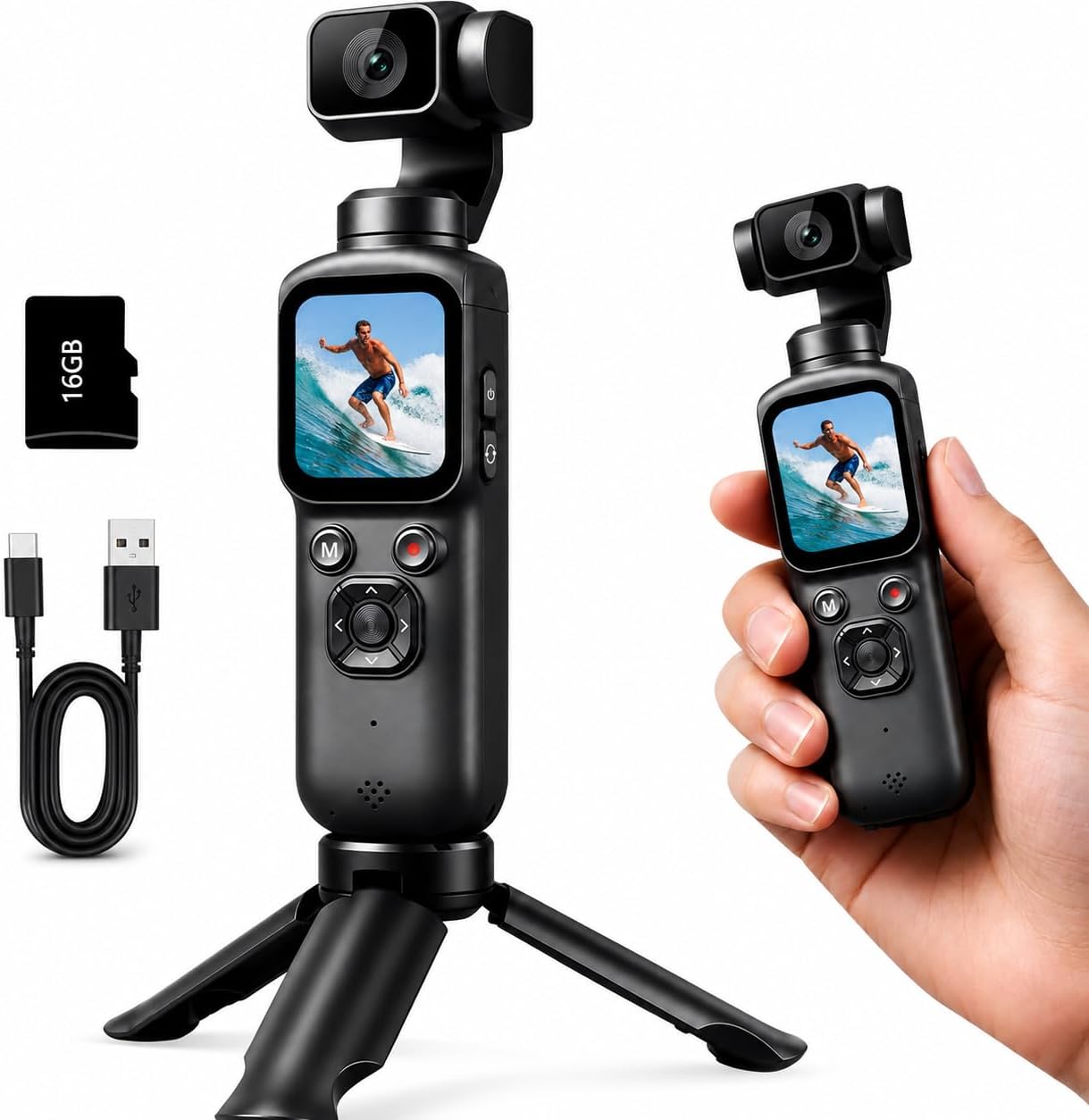 4K Handheld Gimbal Vlogging Ca - Photography Term 评论和价格