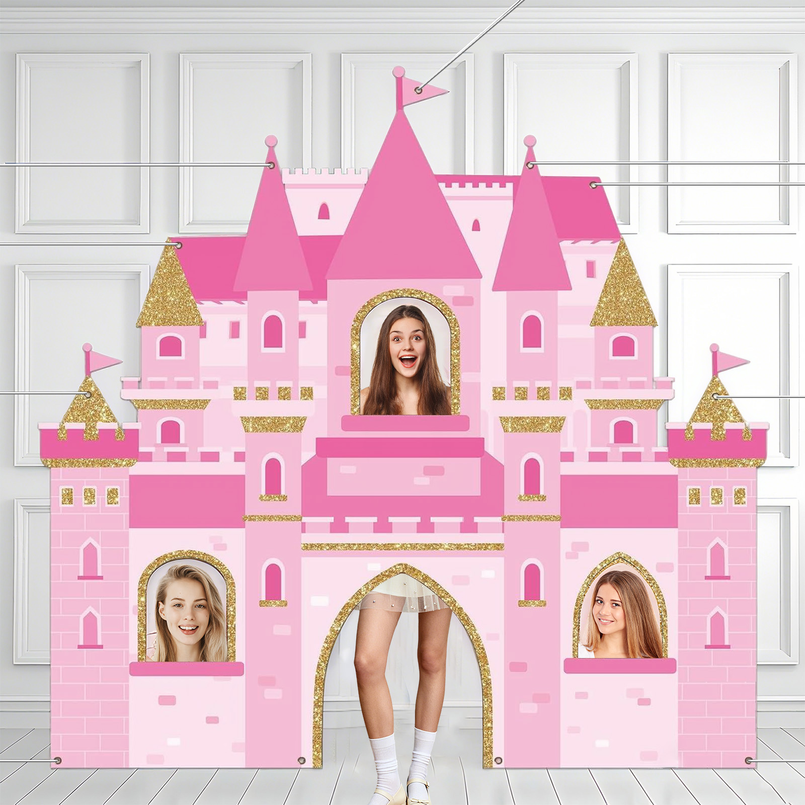 Pink Castle Party Photo Booth  - Photography Term 评论和价格
