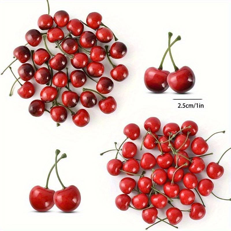 30Pcs Fake Cherry Artificial F - Photography Of Food 评论和价格