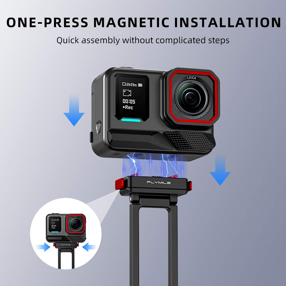 Flymile Magnetic Metal Tripod  - Photography Grip Insta360 X5 评论和价格