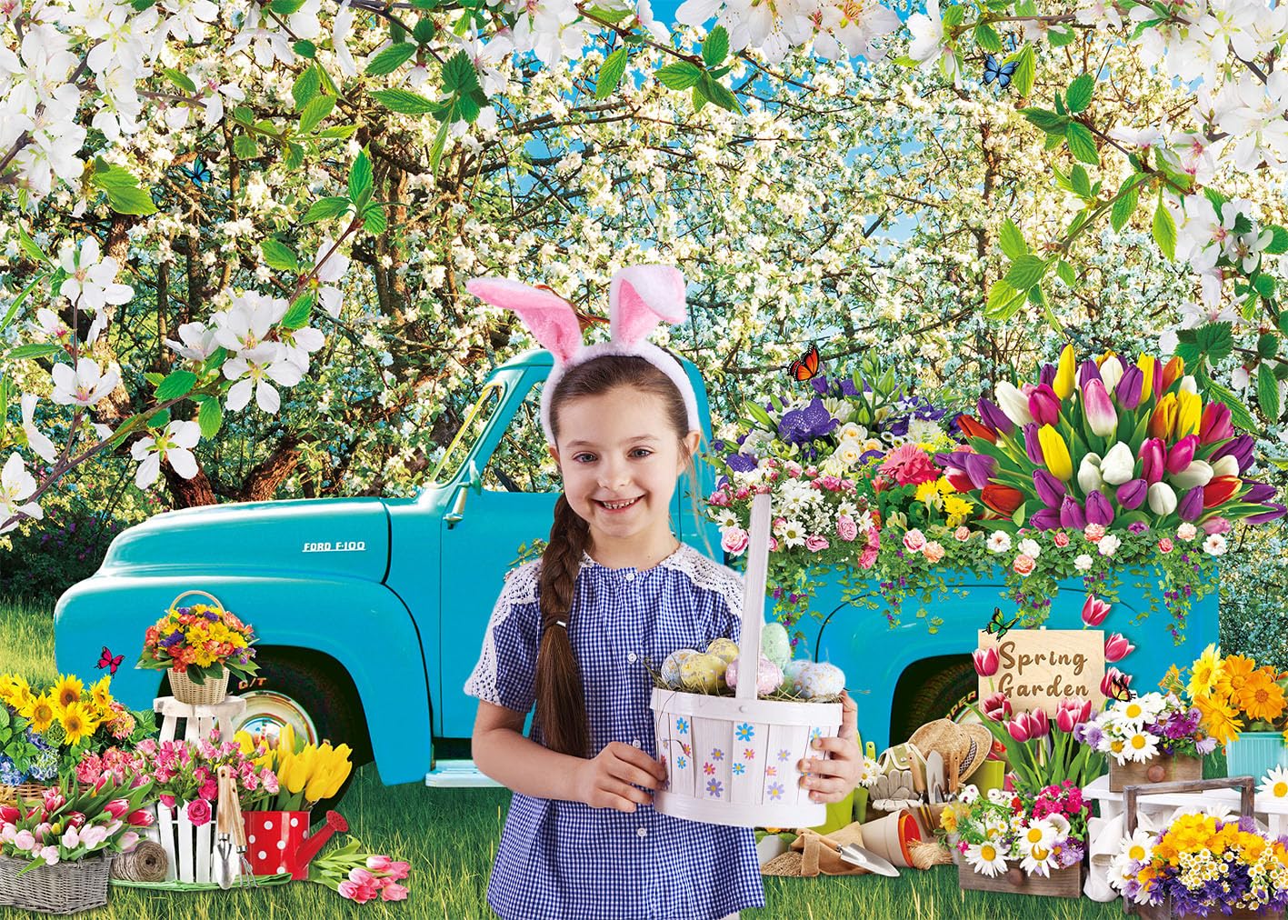 Spring Garden Happy Easter Day - Photography Hp 评论和价格