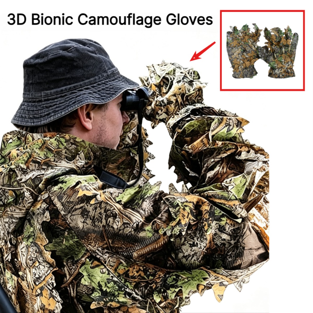 3D Camouflage Leaf Hunting Glo - Photography Gear 评论和价格